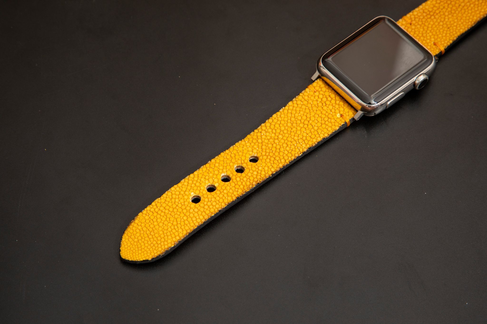 YELLOW STINGRAY LEATHER STRAP