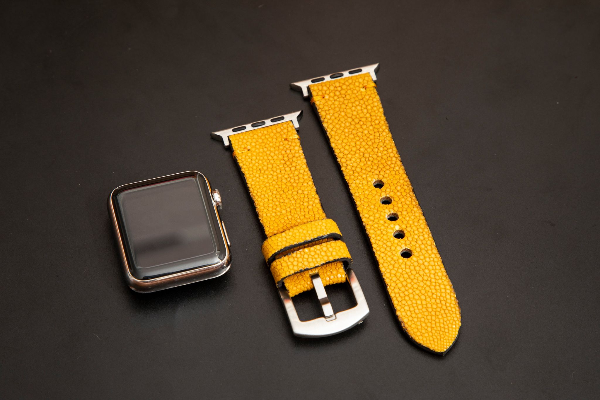 YELLOW STINGRAY LEATHER STRAP