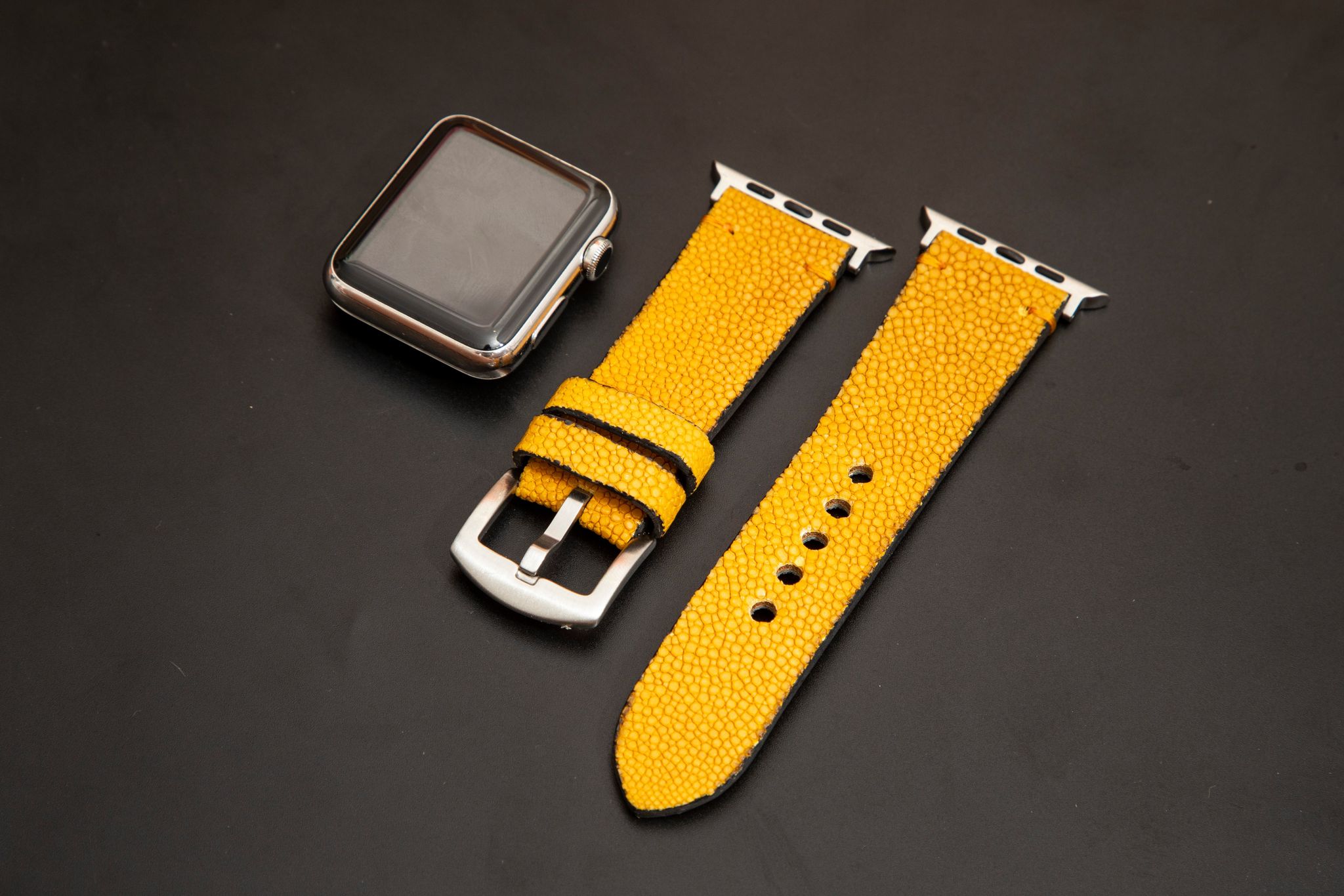 YELLOW STINGRAY LEATHER STRAP