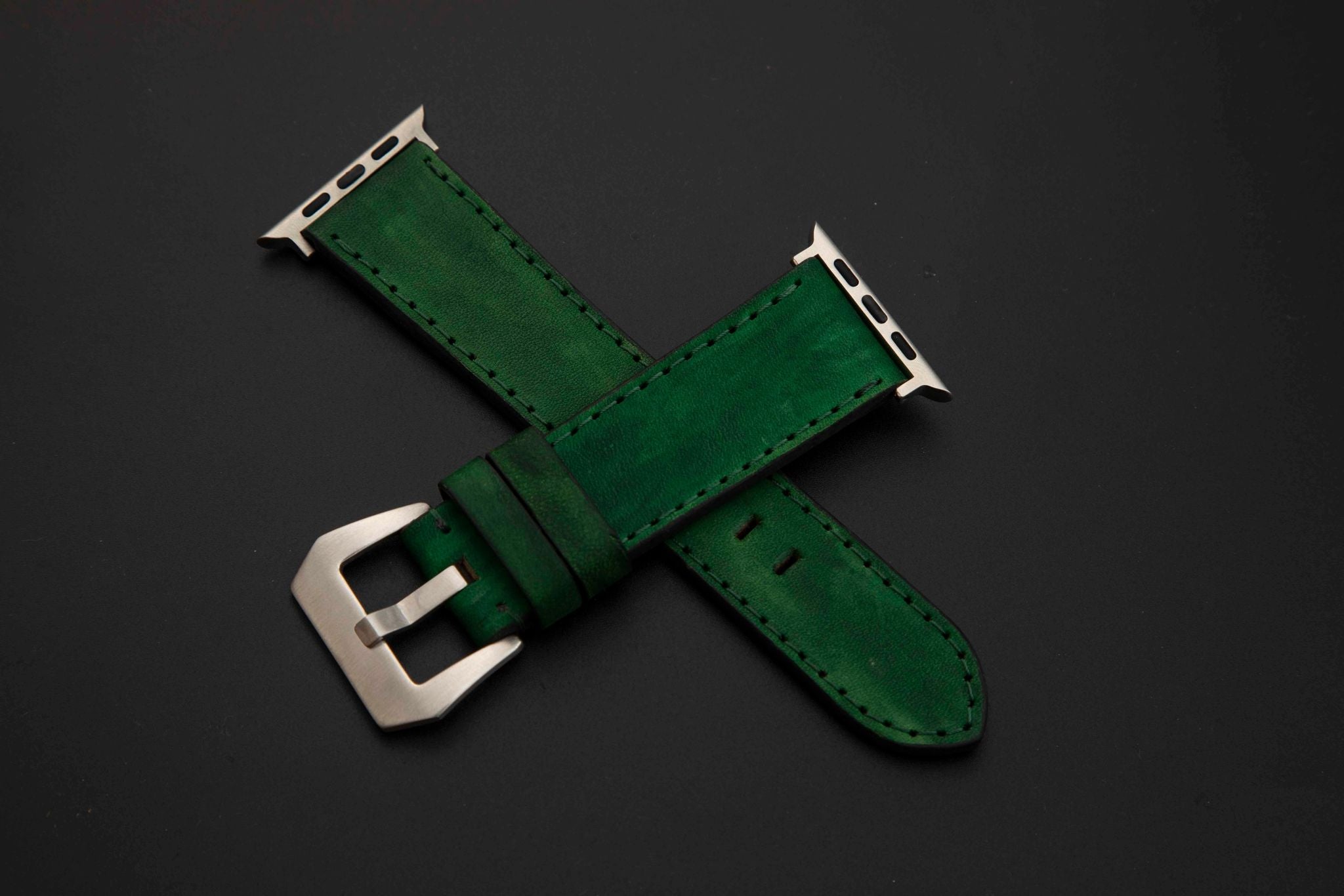 GREEN CALF LEATHER STRAP