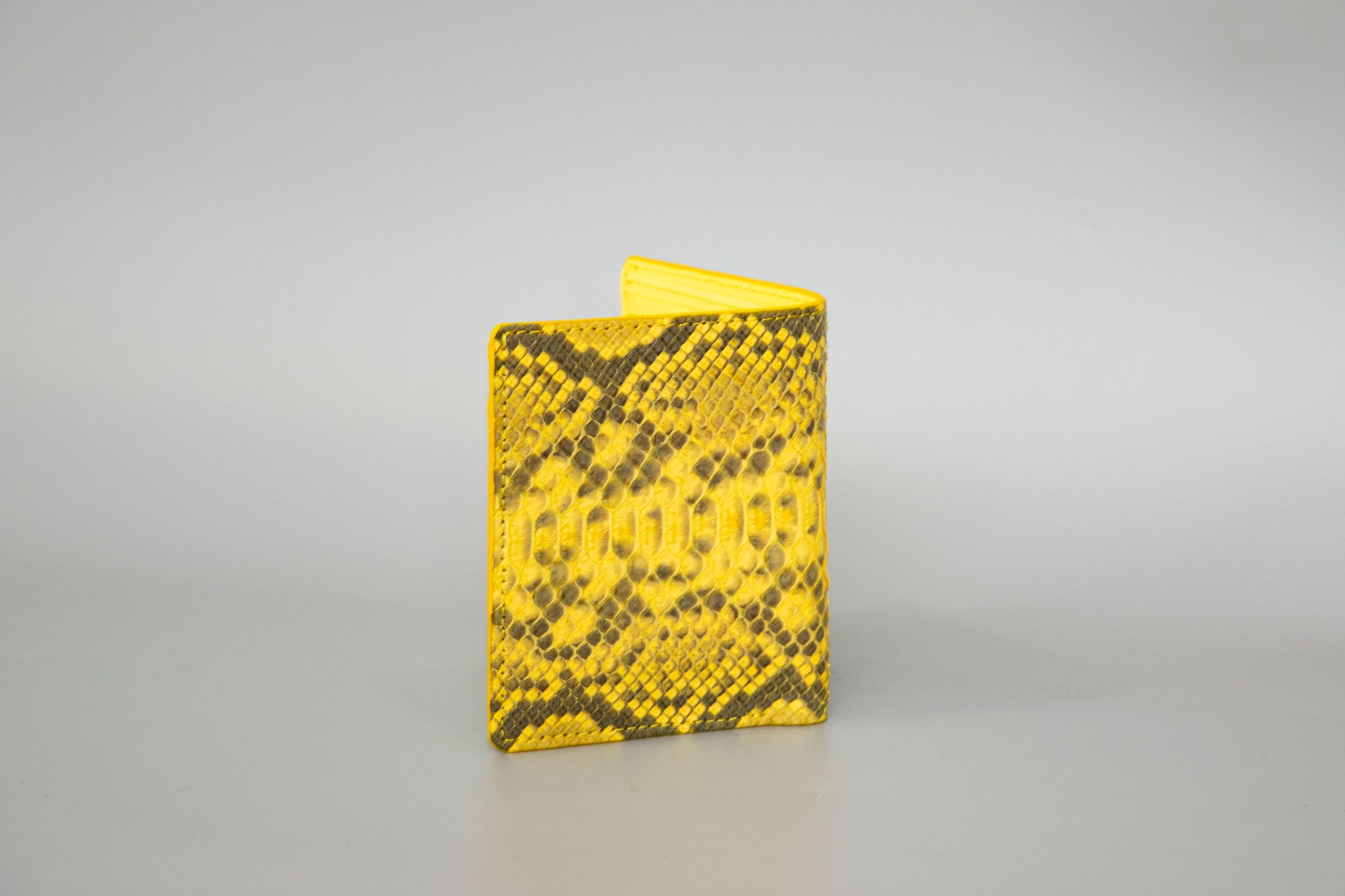 YELLOW PYTHON LEATHER WALLET