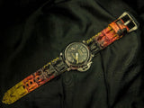 RAINBOW CROCODILE HORNBACK LEATHER STRAP - Lac Crado 