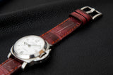 PINK CROCODILE BELLY LEATHER STRAP - Lac Crado 