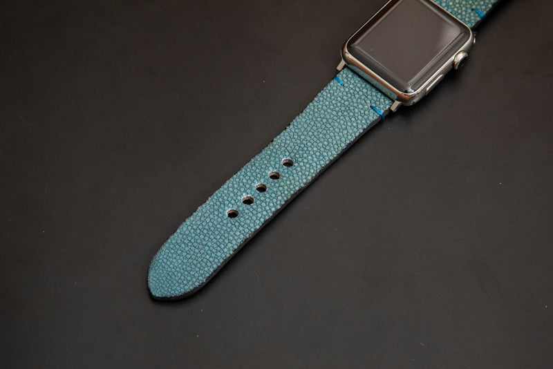 BLUE STINGRAY LEATHER STRAP