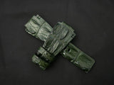 GREEN CROCODILE HORNBACK LEATHER STRAP