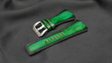 BLACK&GREEN CALF LEATHER STRAP