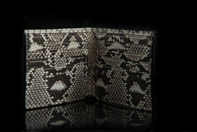 WHITE PYTHON LEATHER WALLET