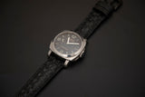 BLACK CROCODILE HORNBACK LEATHER STRAP - Lac Crado 