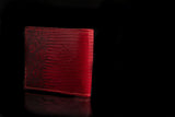 RED LIZARD LEATHER WALLET
