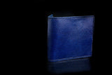 BLUE LIZARD LEATHER WALLET