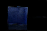 BLUE LIZARD LEATHER WALLET
