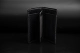 BLACK CROCODILE LEATHER WALLET