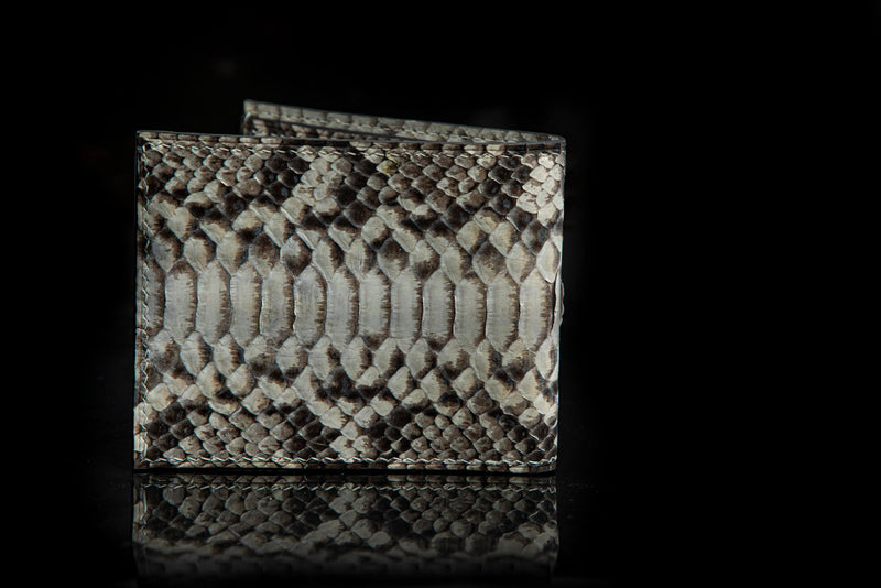 WHITE PYTHON LEATHER WALLET