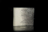 WHITE LIZARD LEATHER WALLET