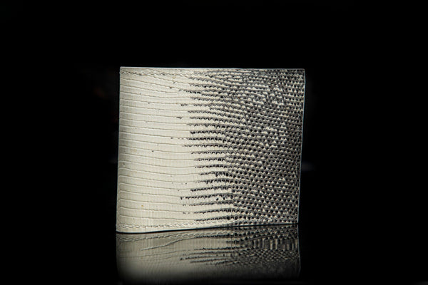 WHITE LIZARD LEATHER WALLET