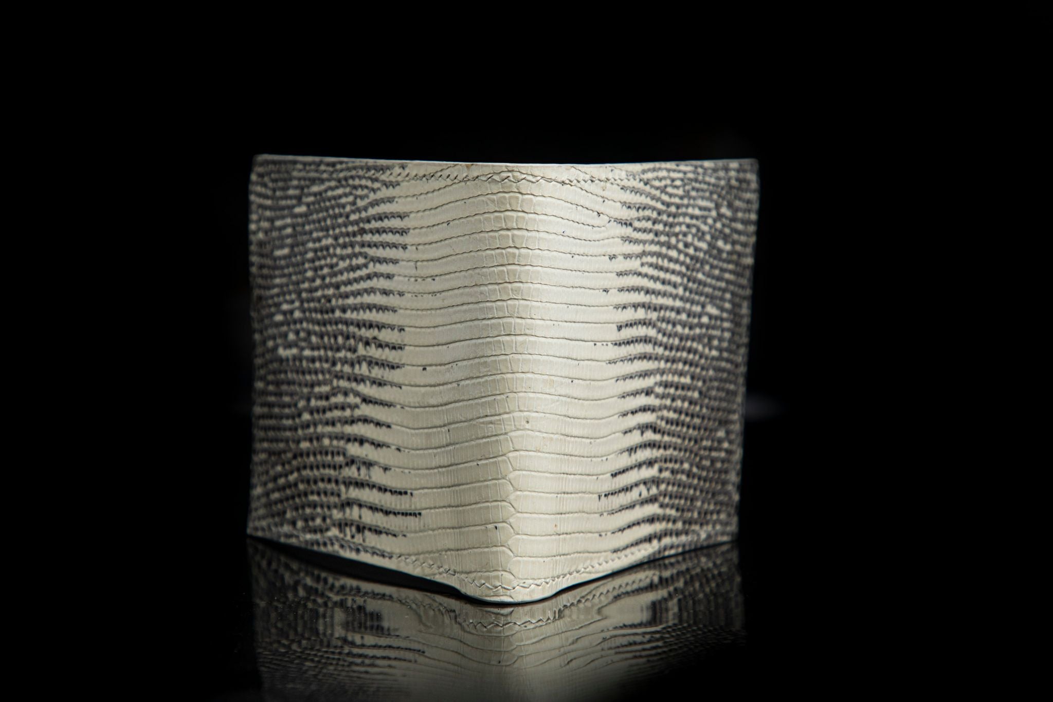 WHITE LIZARD LEATHER WALLET