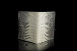 WHITE LIZARD LEATHER WALLET