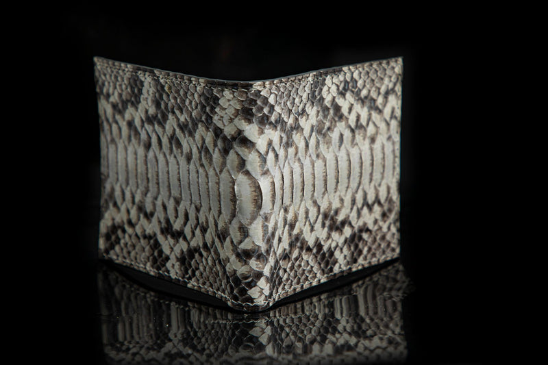 WHITE PYTHON LEATHER WALLET