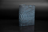 BLUE PYTHON LEATHER WALLET