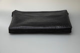 BLACK HANDMADE GENUINE CROCODILE LAPTOP SLEEVE
