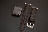 BROWN CROCODILE BELLY LEATHER STRAP