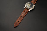 BROWN OSTRICH LEATHER STRAP