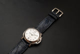 BLUE OSTRICH LEATHER STRAP