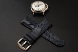 BLUE OSTRICH LEATHER STRAP