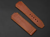 ORANGE LIZARD LEATHER STRAP