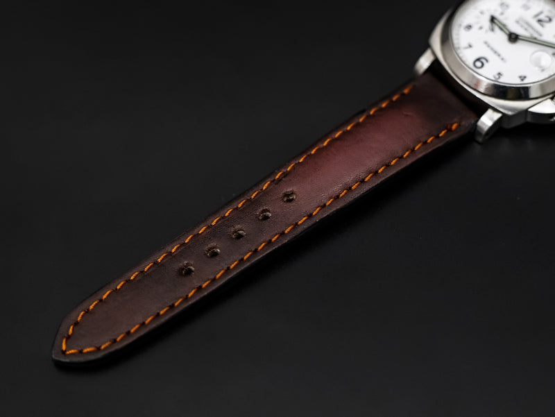 PINK&BLACK CALF LEATHER STRAP