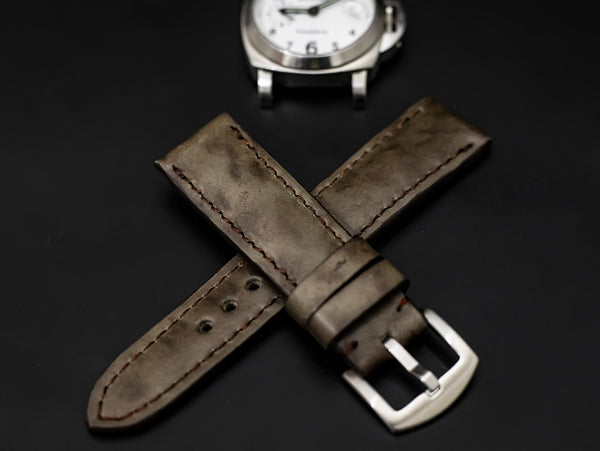 GREY CALF LEATHER STRAP