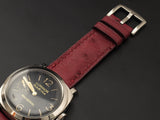 RED OSTRICH LEATHER STRAP