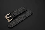 BLACK STINGRAY LEATHER STRAP