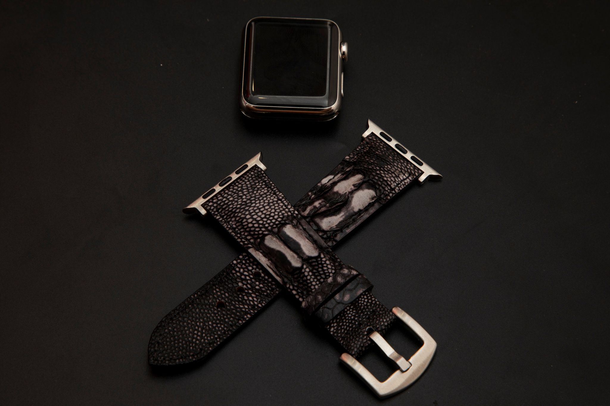PURPLE OSTRICH LEATHER STRAP