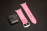 PINK OSTRICH LEATHER STRAP