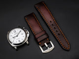 PINK&BLACK CALF LEATHER STRAP