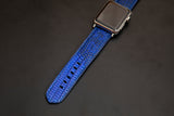 BLUE LIZARD LEATHER STRAP