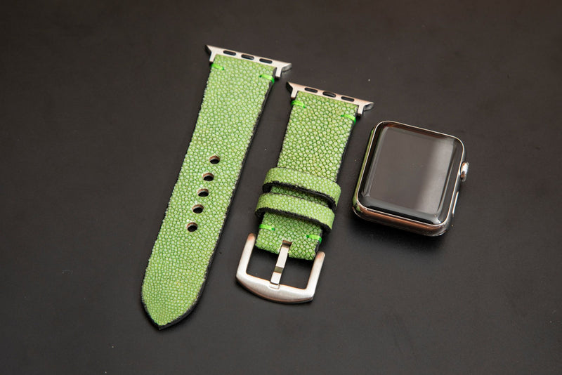 GREEN STINGRAY LEATHER STRAP