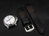 BROWN&BLACK CALF LEATHER STRAP