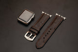 BROWN OSTRICH LEATHER STRAP