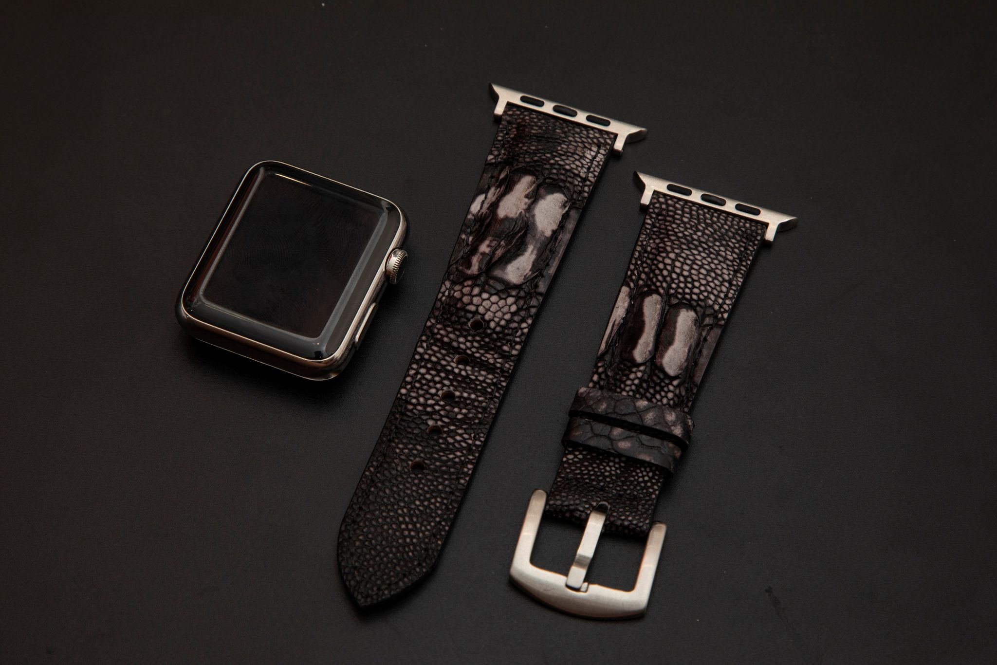 PURPLE OSTRICH LEATHER STRAP