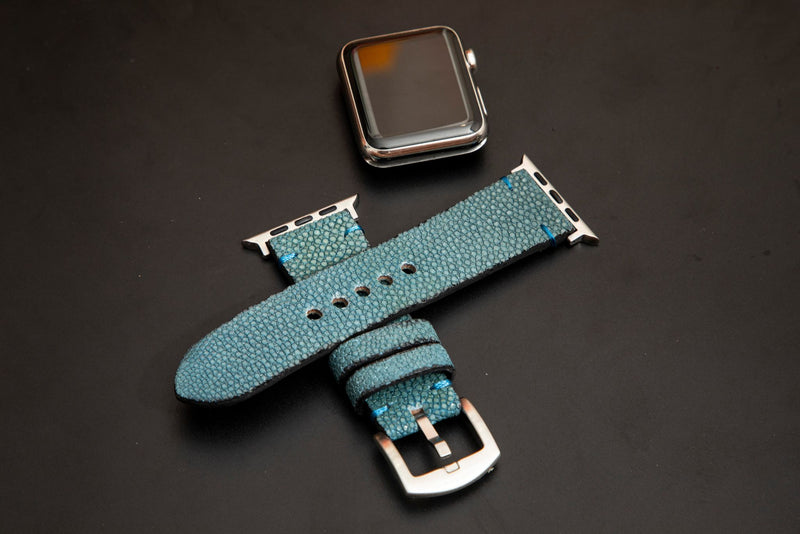 BLUE STINGRAY LEATHER STRAP