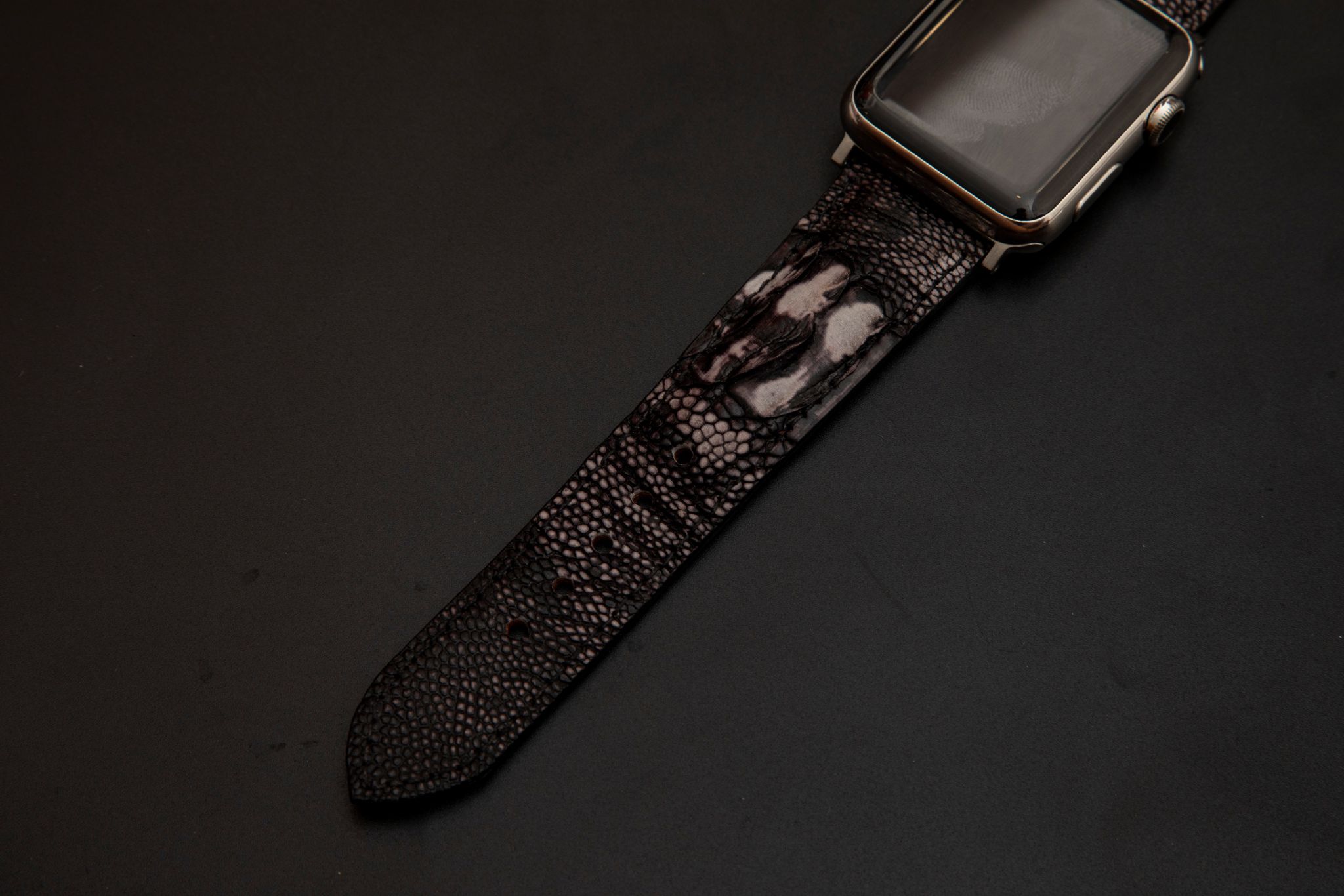 PURPLE OSTRICH LEATHER STRAP