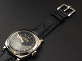 BLACK OSTRICH LEATHER STRAP