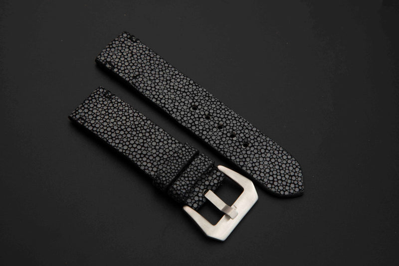 BLACK STINGRAY LEATHER STRAP