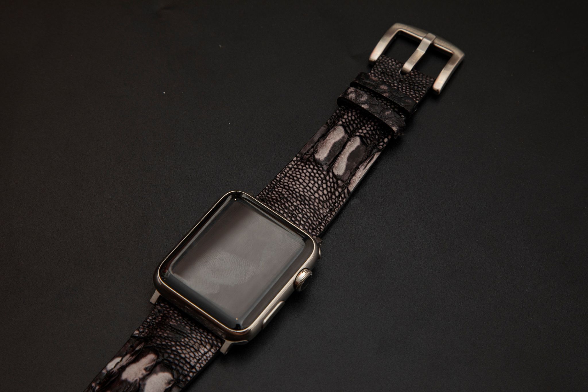 PURPLE OSTRICH LEATHER STRAP
