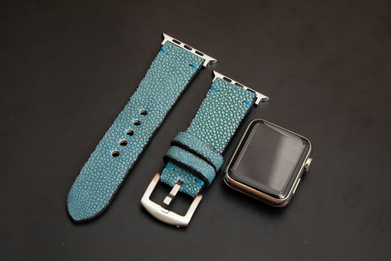 BLUE STINGRAY LEATHER STRAP