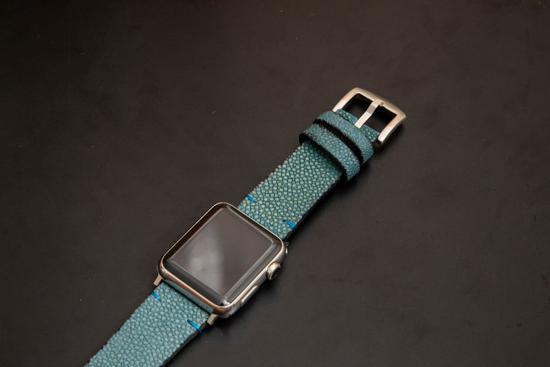 BLUE STINGRAY LEATHER STRAP