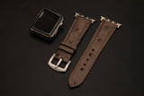 BROWN OSTRICH LEATHER STRAP
