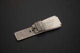 WHITE LIZARD LEATHER STRAP